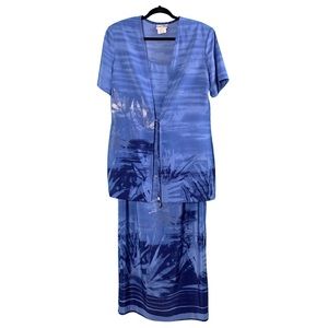 JOSEPH RIBKOFF - 2 pc maxi and overshirt (14)